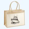 Cotton Pocket Jute Shopper Thumbnail