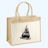 Cotton Pocket Jute Shopper Thumbnail