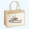 Cotton Pocket Jute Shopper Thumbnail