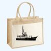 Cotton Pocket Jute Shopper Thumbnail