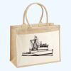 Cotton Pocket Jute Shopper Thumbnail