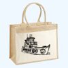 Cotton Pocket Jute Shopper Thumbnail