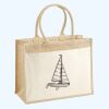 Cotton Pocket Jute Shopper Thumbnail