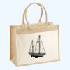 Cotton Pocket Jute Shopper Thumbnail