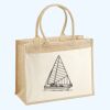 Cotton Pocket Jute Shopper Thumbnail