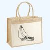 Cotton Pocket Jute Shopper Thumbnail