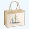 Cotton Pocket Jute Shopper Thumbnail