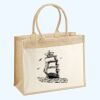 Cotton Pocket Jute Shopper Thumbnail