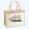 Cotton Pocket Jute Shopper Thumbnail