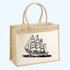 Cotton Pocket Jute Shopper Thumbnail