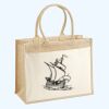 Cotton Pocket Jute Shopper Thumbnail
