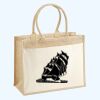 Cotton Pocket Jute Shopper Thumbnail