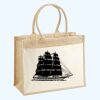 Cotton Pocket Jute Shopper Thumbnail