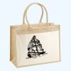 Cotton Pocket Jute Shopper Thumbnail