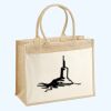 Cotton Pocket Jute Shopper Thumbnail