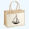 Cotton Pocket Jute Shopper Thumbnail