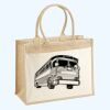 Cotton Pocket Jute Shopper Thumbnail