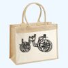 Cotton Pocket Jute Shopper Thumbnail
