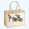 Cotton Pocket Jute Shopper Thumbnail