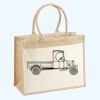Cotton Pocket Jute Shopper Thumbnail