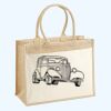 Cotton Pocket Jute Shopper Thumbnail