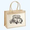 Cotton Pocket Jute Shopper Thumbnail