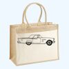 Cotton Pocket Jute Shopper Thumbnail