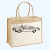 Cotton Pocket Jute Shopper Thumbnail
