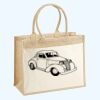 Cotton Pocket Jute Shopper Thumbnail
