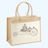 Cotton Pocket Jute Shopper Thumbnail