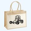 Cotton Pocket Jute Shopper Thumbnail