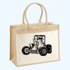 Cotton Pocket Jute Shopper Thumbnail
