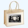 Cotton Pocket Jute Shopper Thumbnail