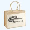 Cotton Pocket Jute Shopper Thumbnail