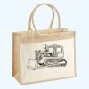 Cotton Pocket Jute Shopper Thumbnail
