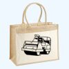 Cotton Pocket Jute Shopper Thumbnail