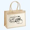Cotton Pocket Jute Shopper Thumbnail