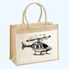 Cotton Pocket Jute Shopper Thumbnail