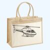 Cotton Pocket Jute Shopper Thumbnail