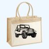 Cotton Pocket Jute Shopper Thumbnail