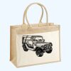 Cotton Pocket Jute Shopper Thumbnail