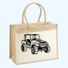 Cotton Pocket Jute Shopper Thumbnail