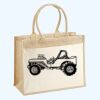 Cotton Pocket Jute Shopper Thumbnail