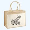Cotton Pocket Jute Shopper Thumbnail