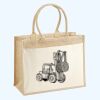 Cotton Pocket Jute Shopper Thumbnail