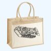 Cotton Pocket Jute Shopper Thumbnail