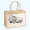 Cotton Pocket Jute Shopper Thumbnail