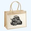 Cotton Pocket Jute Shopper Thumbnail