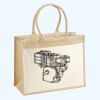 Cotton Pocket Jute Shopper Thumbnail