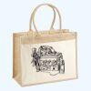 Cotton Pocket Jute Shopper Thumbnail